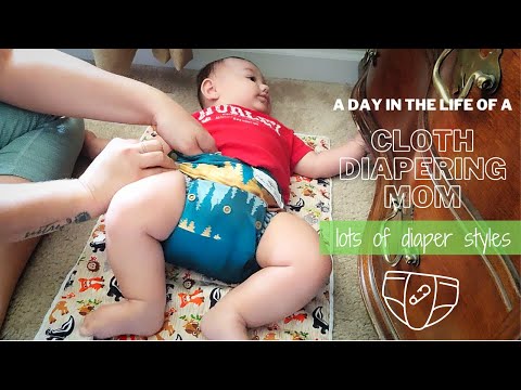 A Day in the Life of a Cloth Diapering Mom + A Secret Stretchy Flat 😉