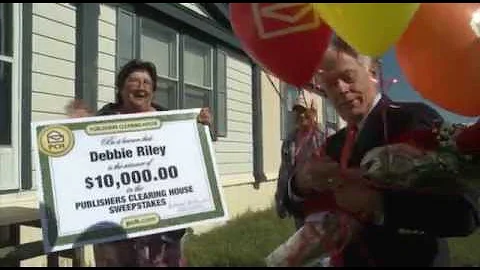 Publishers Clearing House Winners: Debbie Riley Fr...