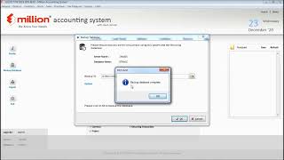 How to Perform Year End in Million Software Basic screenshot 3