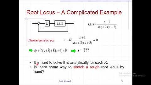 Chapter 8: Root Locus Techniques Part 01