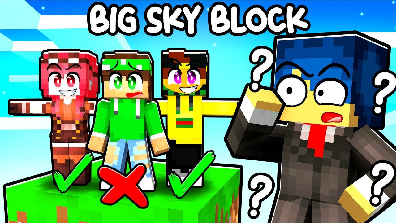 ASCOLTA I TUOI AMICI O MUORI su MINECRAFT! - BIG SKY BLOCK