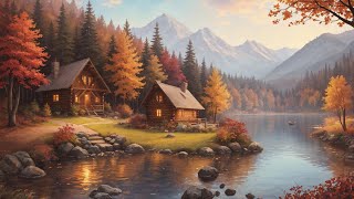 🍁 Autumn Lake - 2 Hours of Cozy Autumn Ambience and Fall Music in the Beautiful Countryside screenshot 4