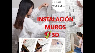 INSTALACIÓN PANELES 3D DECORA PAREDES