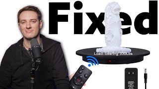 How To FIX Motorized Turntable Shake Profile