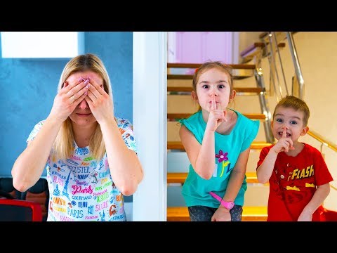 Arthur and Melissa play funny play hide and seek with mom Melissa and Arthur in Hindi