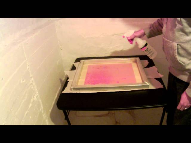 Screen Printing with Photo Emulsion Sheets  Diy screen printing, Screen  printing tutorial, Screen printing designs