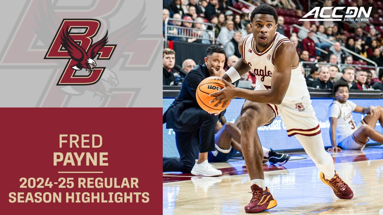 Fred Payne 2024-25 Regular Season Highlights | Boston College Guard