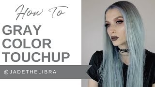 How To Touch Up Gray Color With Roux
