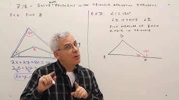 7.1E-- Solve More Problems With Triangle Application Theorems