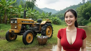 Genius girl saves a rotting tractor from the junkyard! Can she revive this rusty giant?