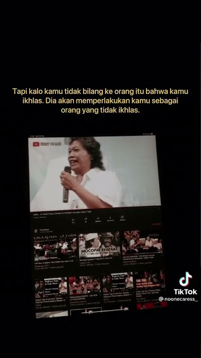 Story wa Cak nun  'Ikhlas'