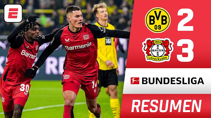 Bayer Leverkusen le ganó UN PARTIDAZO al Borussia Dortmund y ACECHA al Bayern Munich | Bundesliga
