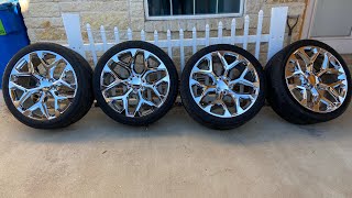 What do you think about these 24 inch snowflakes| #chrome #eight #dub