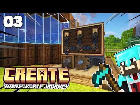 BELT & KELP FARM | Minecraft Survival #UnbreakableJourney Create 03