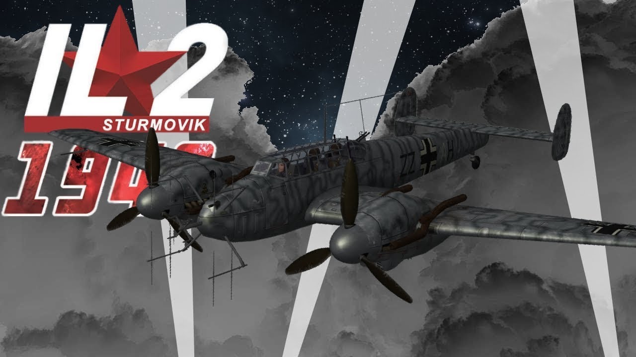 Full IL-2 1946 mission: Wild Boar #2 Bf-110