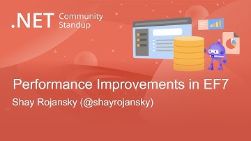 .NET Data Community Standup - Performance Improvements to the EF7 Update Pipeline