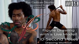 Figure Drawing Live Model |The Gesture Studio |Session #19