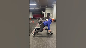Chest Supported Eccentric Dumbbell Row