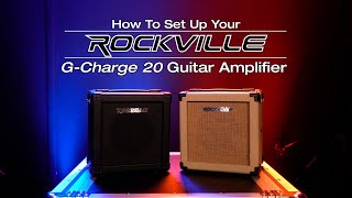 Come configurare l'amplificatore per chitarra Rockville G-CHARGE 20 BLACK con batteria ricaricabi...