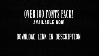 Top 100+ Best Fonts! 2016/2017!