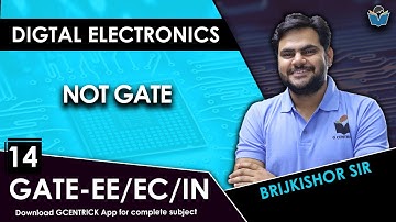 Lec 14 NOT Gate #digitalelectronics #gate