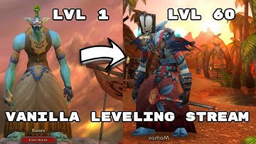 [LIVE] Vanilla WoW Leveling Stream - Kronos WoW