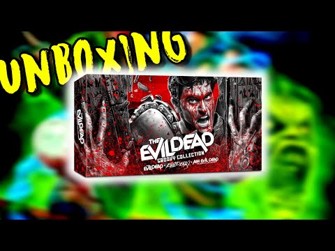 Definitely the GROOVIEST #unboxing we've done #evildead #evildeadthega