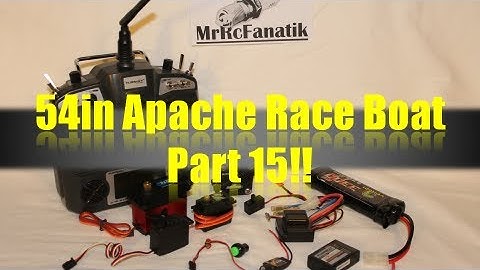 54in RC Apache Race Boat Build Part 15