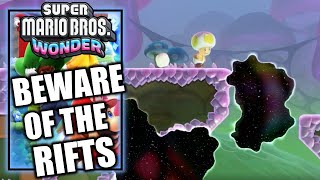 Super Mario Bros Wonder - Beware of the Rifts - 100% All Wonder Seeds, Flower Coins & Flag