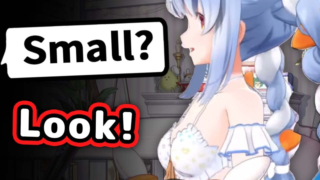 Pekora Shows Chat She's Not "Small"【Hololive】