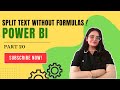 Power Bi 20: Column From Example 'Splitting Text' #powerbi #powerqueryeditor #dataanalytics