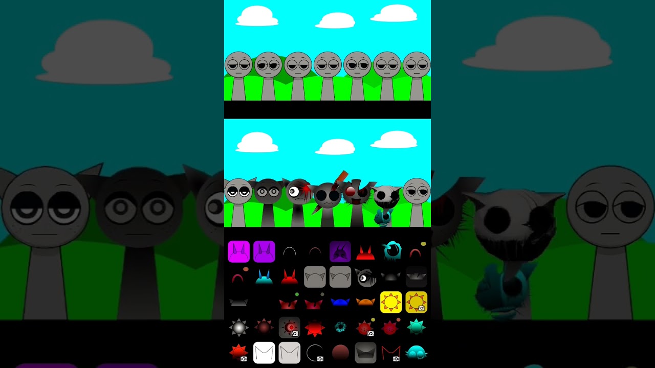 Sprunki GRAY Phase 1 To 10 Phase 