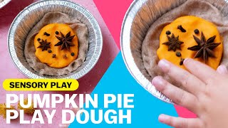 DIY Sensory Pumpkin Pie Dough (Smells Amazing)