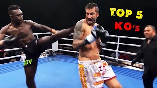 Israel Adesanya's Тоp 5 Kickboxing Knockouts before UFC