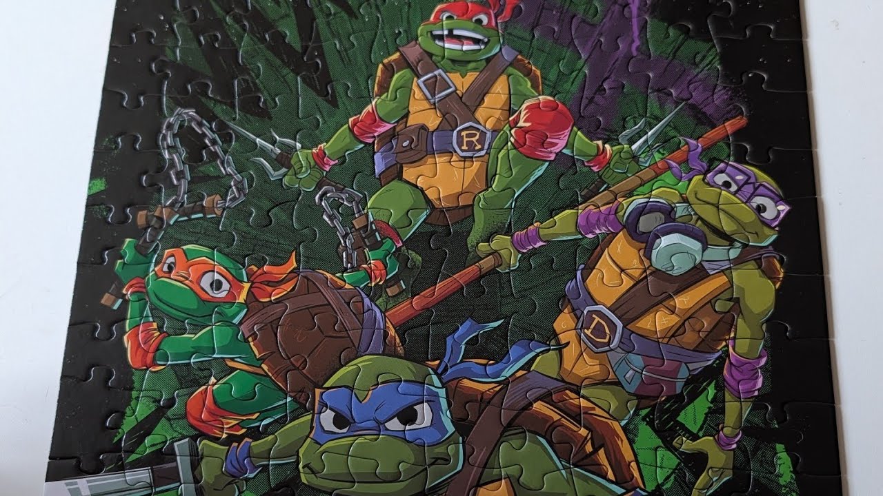 Ninja Turtle Puzzle Race Against the Clock