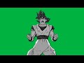 Goku Greenscreen Manga Animation Goku Anime Dbz 