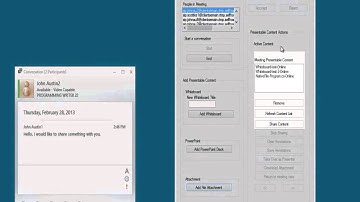 Lync 2013 - Meeting Content Sharing (Customizing Lync 2013)
