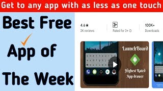 Best Free New Android App Of The Week Launchboard Modern App Drawer Bhanot Talks