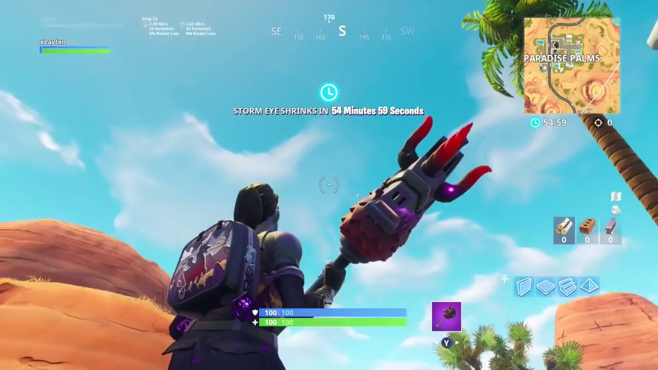 NEW THUNDER CRASH PICKAXE (DARK BOMBER) SOUND TEST AND DARK BOMBER IN GAME