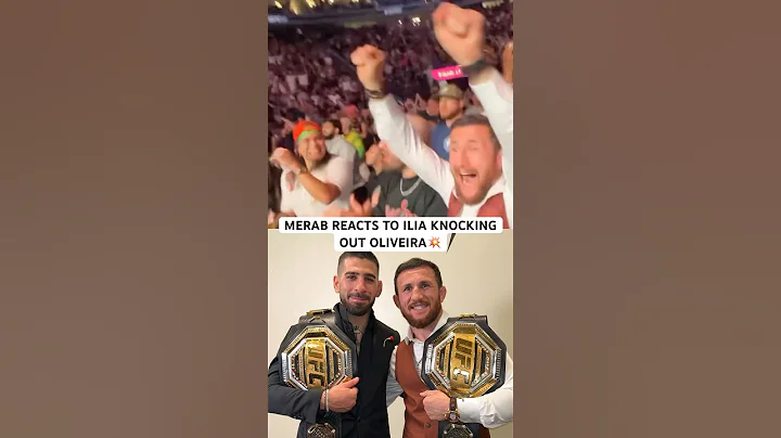 MERAB REACTION TO TOPURIA KO OF CHARLES OLIVEIRA!