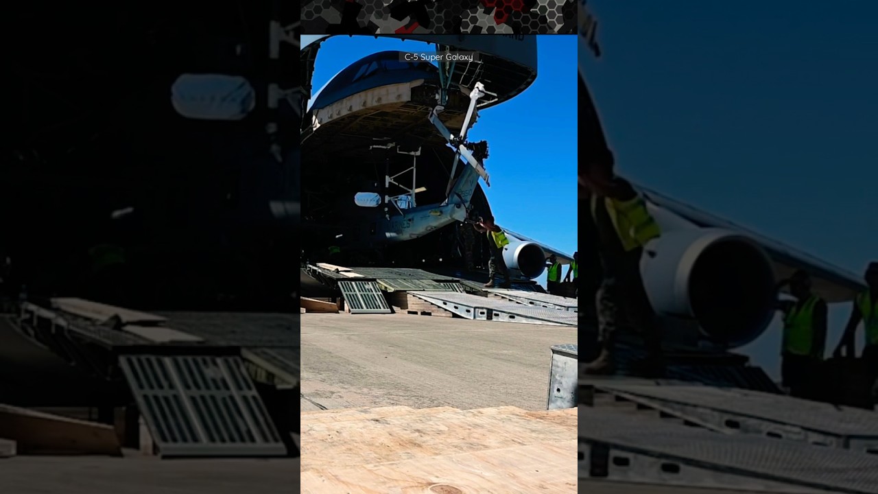 C-5 Delivers AH-1Z Viper Attack Helicopters