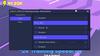 Delivery Simulator Script - (AutoFarm, Auto Openner Egg & more)