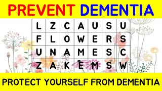 Keep your brain sharp | Prevent Dementia [ Find Flower names ] Word search screenshot 3