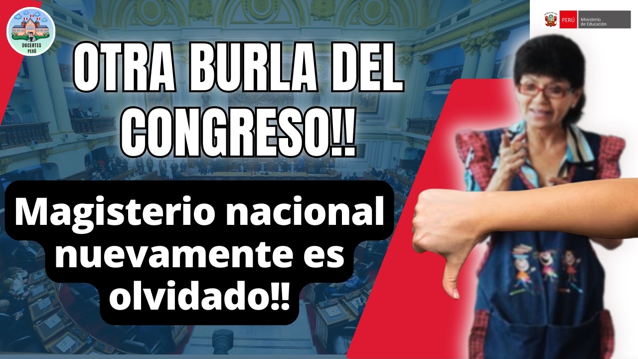 ¡𝐈𝐍𝐃𝐈𝐆𝐍𝐀𝐂𝐈𝐎́𝐍 𝐍𝐀𝐂𝐈𝐎𝐍𝐀𝐋! 𝐂𝐨𝐧𝐠𝐫𝐞𝐬𝐨 𝐯𝐮𝐞𝐥𝐯𝐞 𝐚 𝐛𝐮𝐫𝐥𝐚𝐫𝐬𝐞 𝐝𝐞𝐥 𝐦𝐚𝐠𝐢𝐬𝐭𝐞𝐫𝐢𝐨 𝐩𝐞𝐫𝐮𝐚𝐧𝐨”