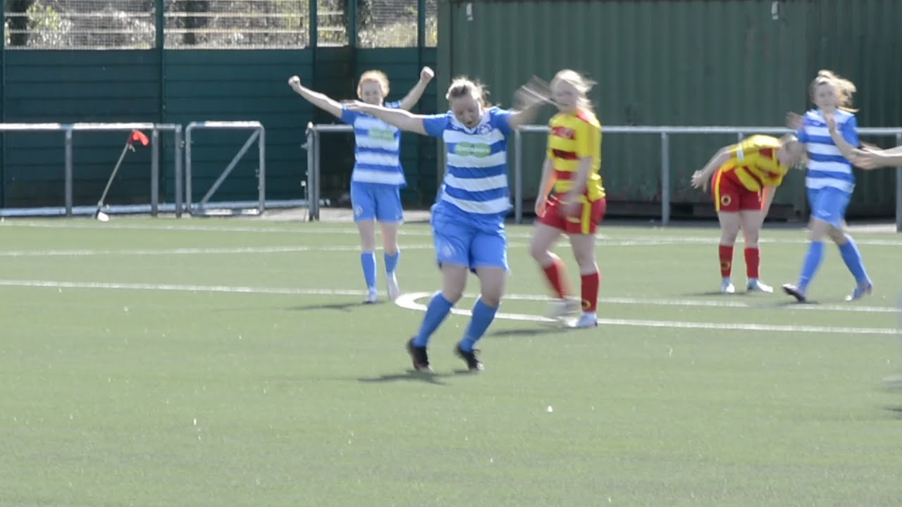 HIGHLIGHTS: Greenock Morton Women 3-2 Rossvale Women - SWF Championship South - 24/04/22