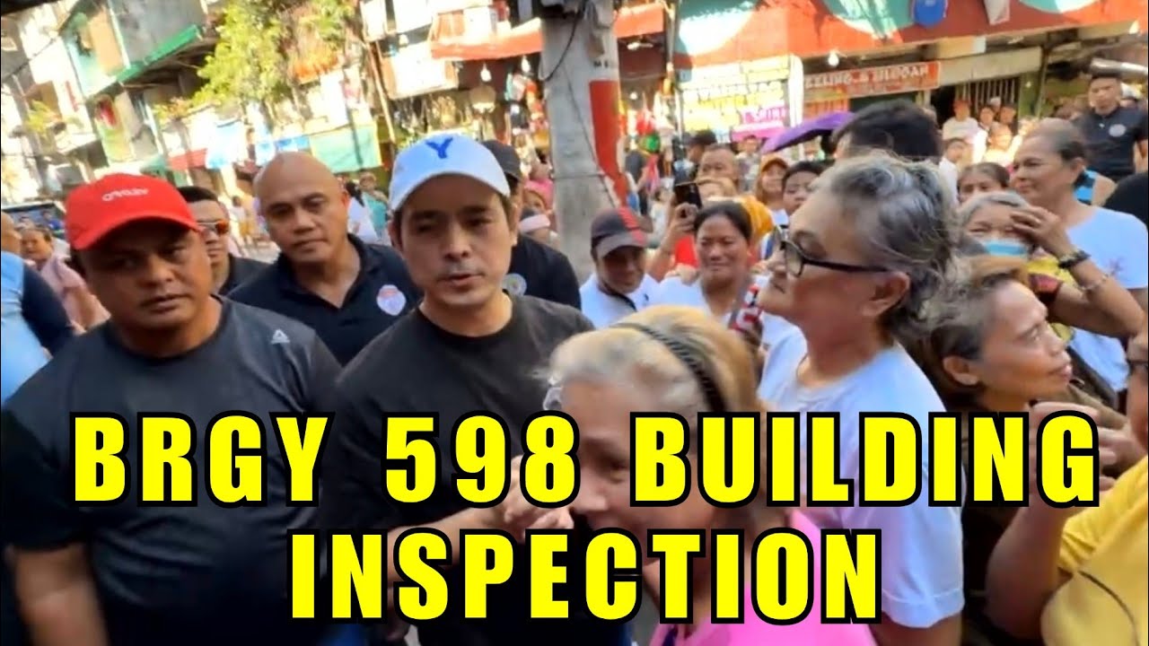LIVE: Inspection of Barangay 598 Multi-purpose Building DAMKA Street | Mayor Isko Moreno