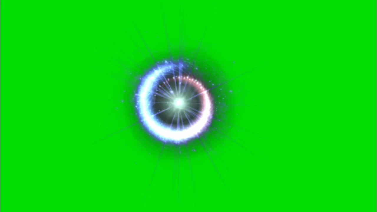 Cool Green screen Light Flare Animation effects HD video || Chroma key ...