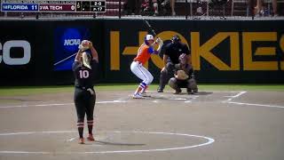 Florida softball's Skylar Wallace hits home run in Gators 12-0 win over Virginia Tech