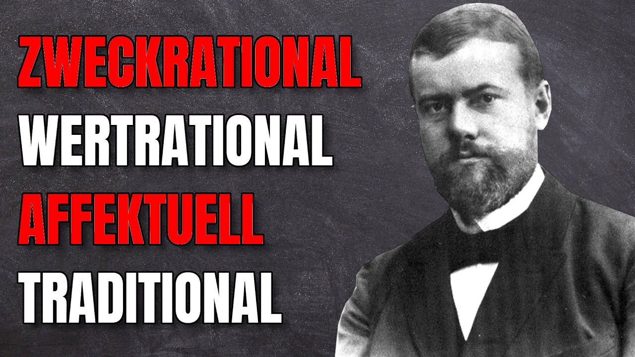 Handlungstypen nach Max Weber einfach erklärt! (Idealtypen) - YouTube