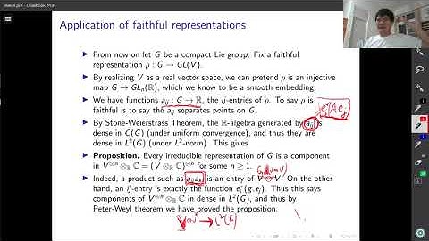 Application of faithful representations (5/24)